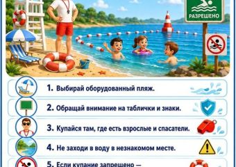 Купаться можно только в разрешенных местах